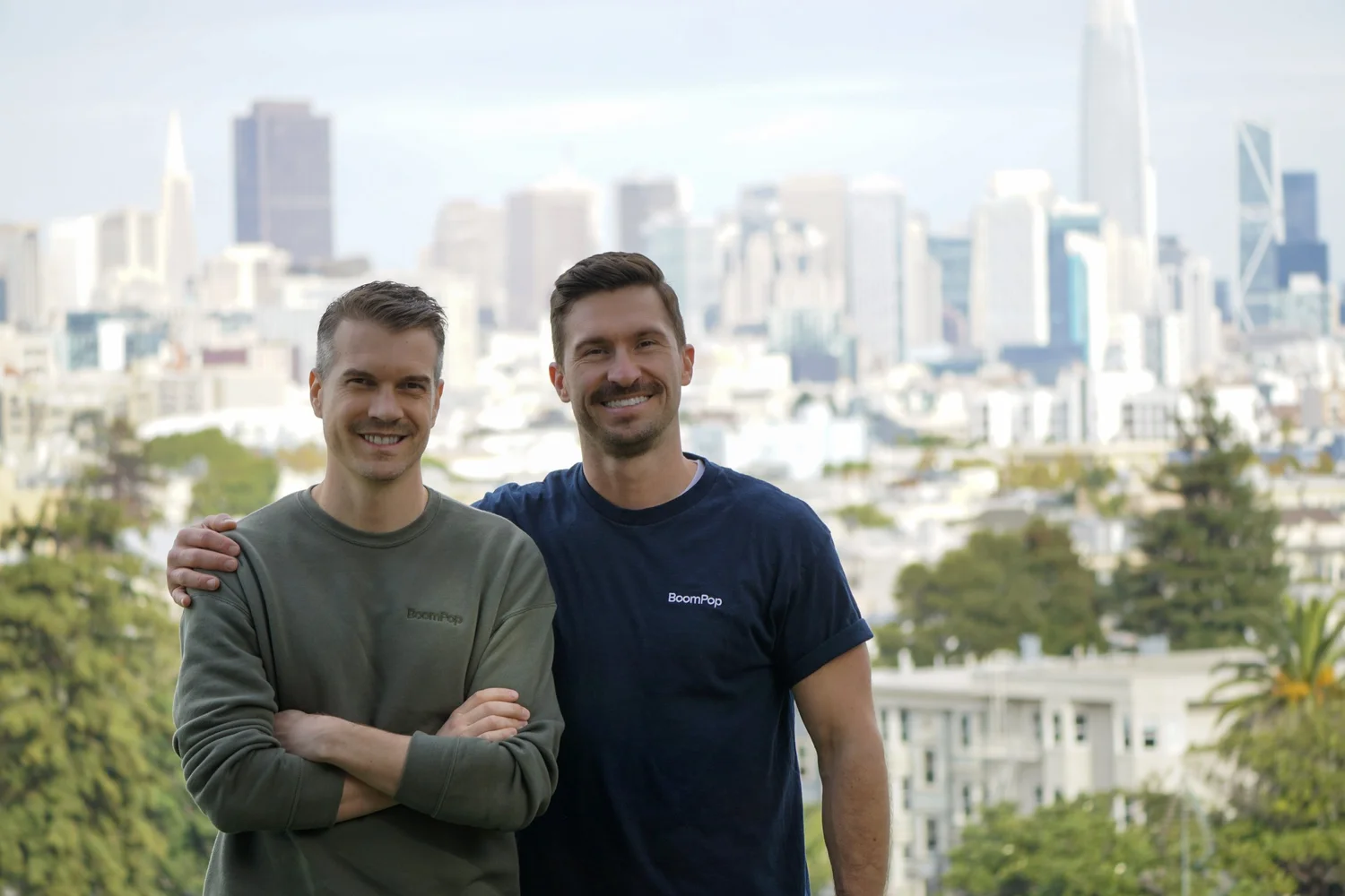 BoomPop AI SaaS website Founders